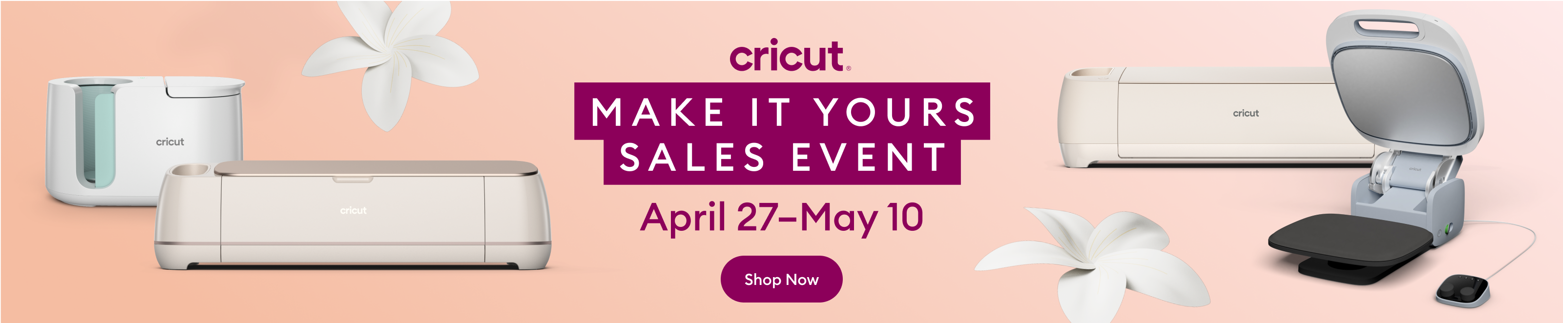 Save up to $400 on cutting machines during our Sales Event.*
